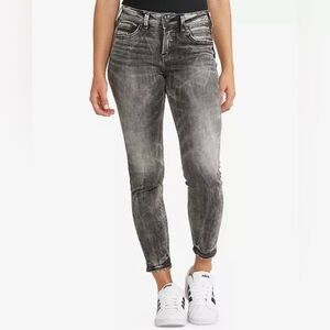 NWT Silver Jeans Co. Avery Ankle Skinny Jeans Gray – Size 31